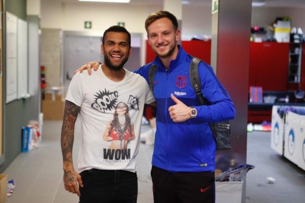 Barcelona recibe inesperada visita en su entrenamiento: ''Qué alegría verte por aquí, hermano''