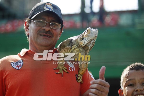 En la TV no se vio, pero el lente de Diez sí lo captó