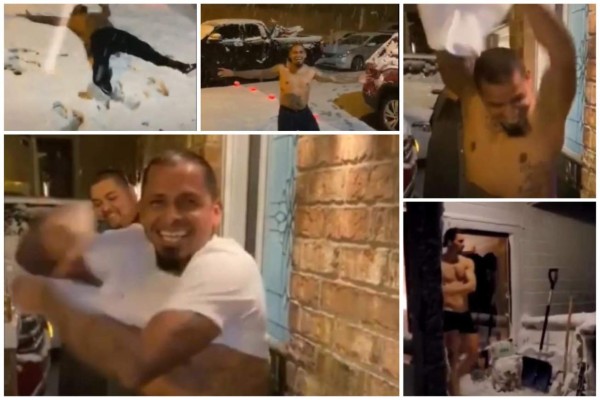 ¡Clavado en la nieve! La última locura de Wilfredo Barahona imitando a Zlatan Ibrahimovic