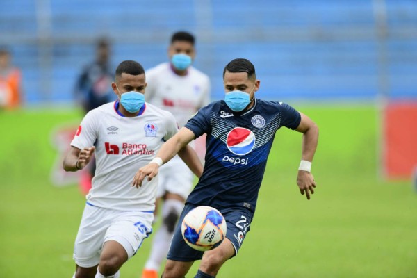 En fotos: Así serían los clásicos de Liga en Honduras con jugadores usando mascarillas