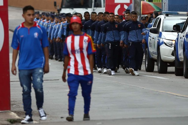 Final Olimpia-Motagua: Más de dos mil policías brindarán seguridad