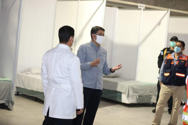 Polideportivo de la UNAH listo para recibir pacientes con coronavirus en Honduras
