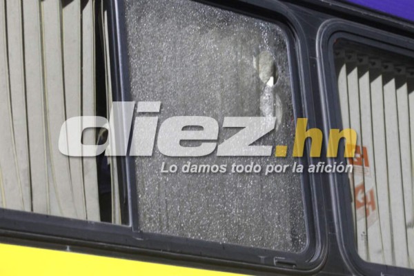 FOTOS: El cobarde ataque al Alianza de El Salvador en Tegucigalpa