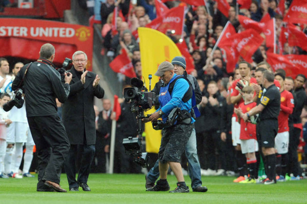 Alex Ferguson y su histórica despedida del Manchester United.