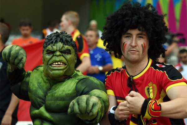 Mundial Brasil 2014: Las mejores imágenes Bélgica Argelia 2-1 .