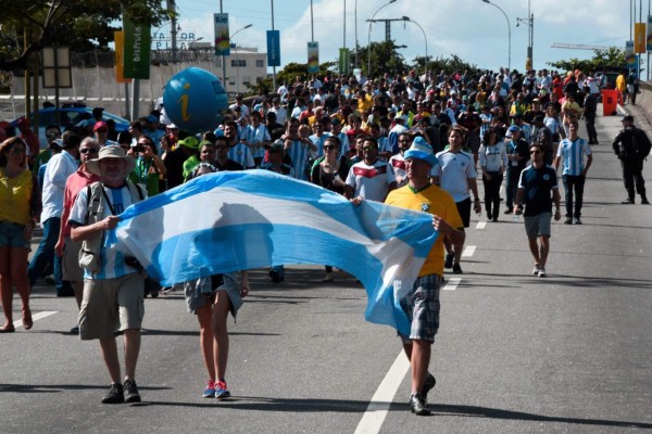 Así se palpita la final para los Argentinos en Brasil.