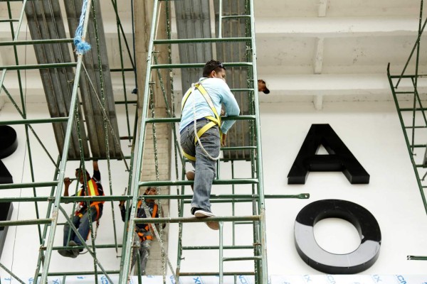 Así quedó la nueva fachada del estadio Morazán de San Pedro Sula