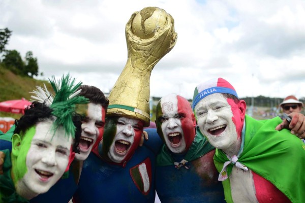 Las mejores imágenes del juego Costa Rica vs Italia.