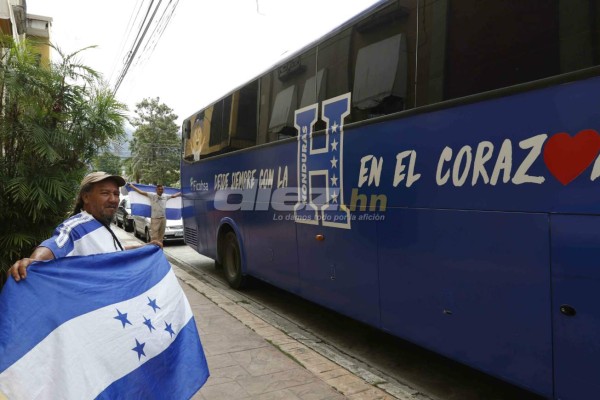 ¡CHULO! Así es el autobús en el que se mueve la Selección de Honduras