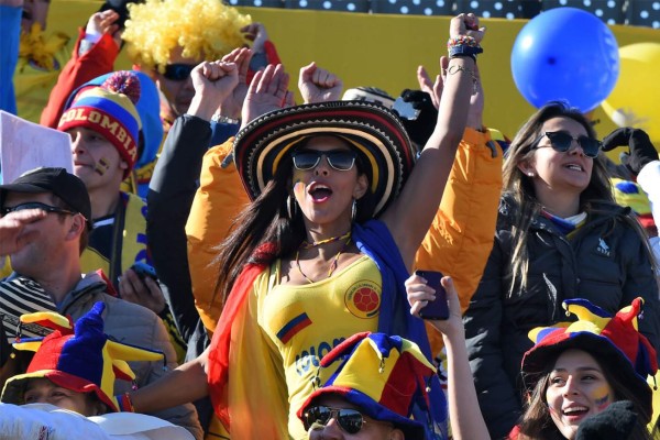 Las mejores imágenes del ambiente del Colombia vs Venezuela.