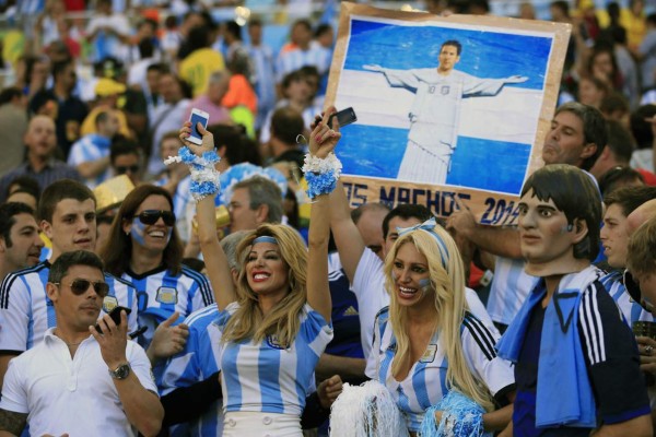 Así se palpita la final para los Argentinos en Brasil.