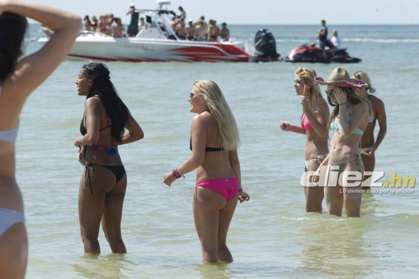 Las bellezas que calientan Fort Myers, lugar donde se concentra Honduras