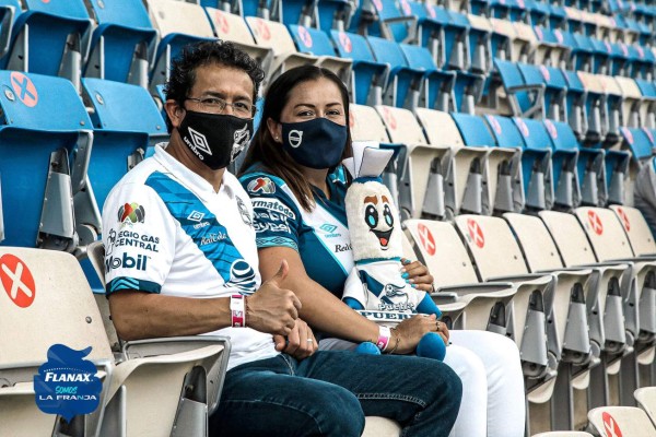 Liga MX: afición de Puebla y Pumas se pelean en las gradas; identificaron al joven que pateó a una mujer