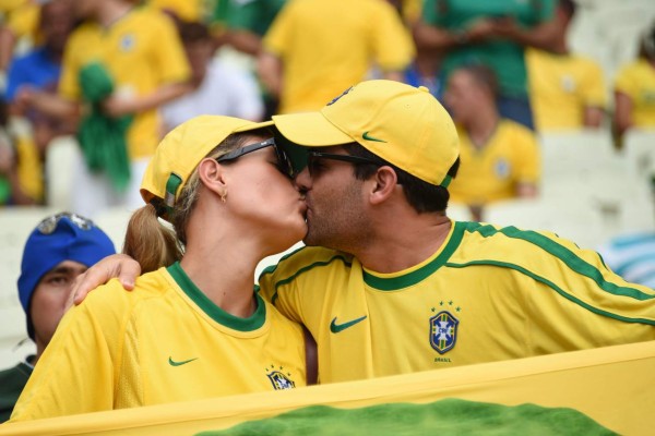 Brasil también es el mundial de los besos