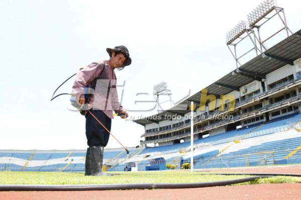 ¡BELLEZA! Así pulen el estadio Olímpico para el partido contra Estados Unidos