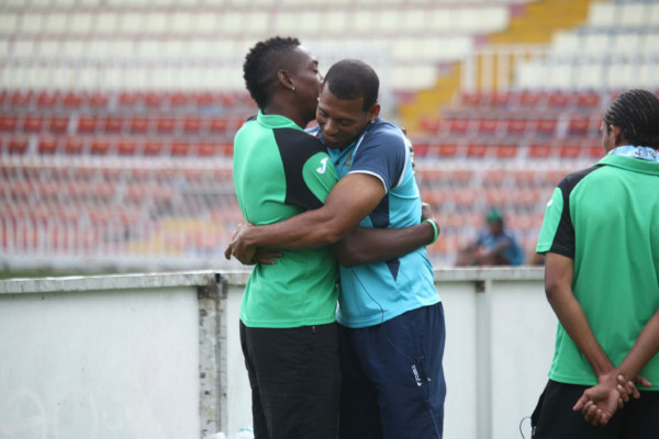 El ambiente previo al clasico Motagua vrs Marathon.