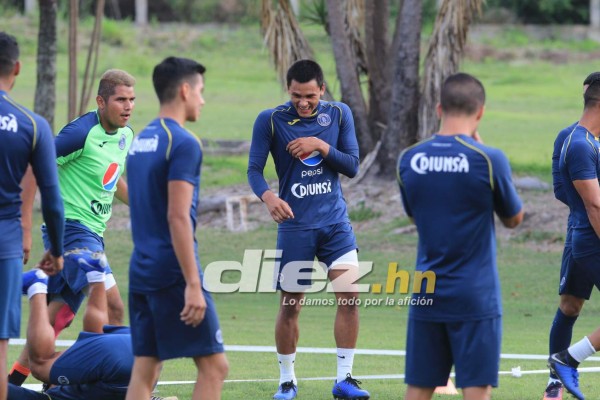 FOTOS: La visita a Diego Vázquez, la caída de Vega y la alegría en el entrenamiento de Motagua