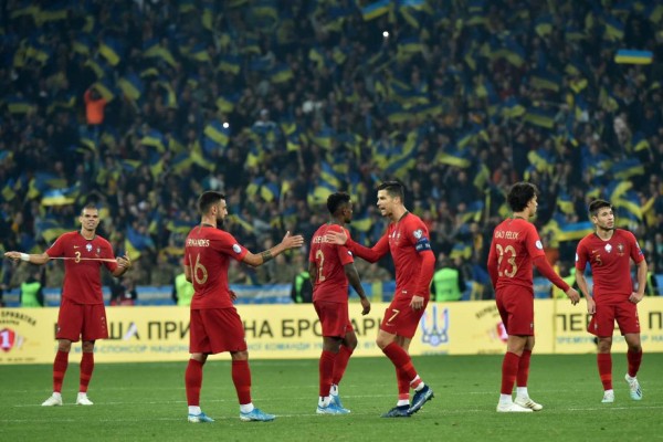 NO VISTE EN TV: Explosión ucraniana y el gesto de Cristiano Ronaldo al final del partido
