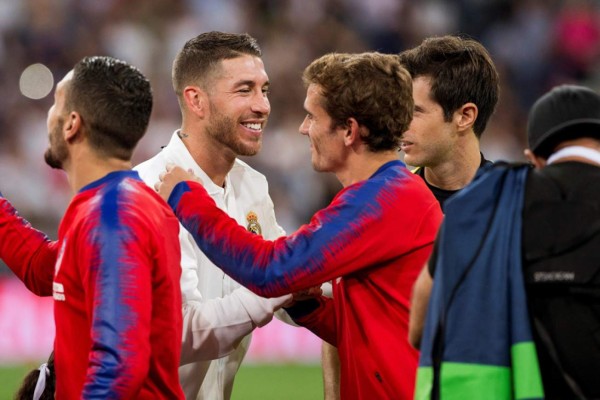 NO VISTE EN TV: Los botines de Griezmann y jugador del Madrid recibe atención tras juego