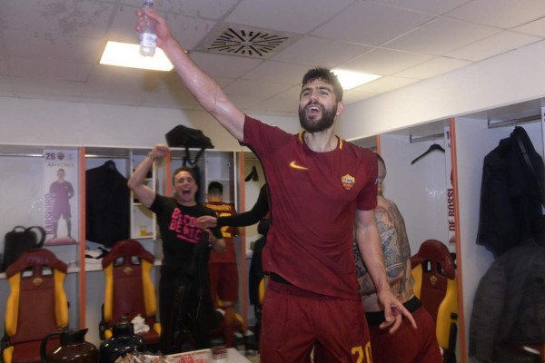 El íntimo festejo de la Roma tras echar al Barcelona de Champions League