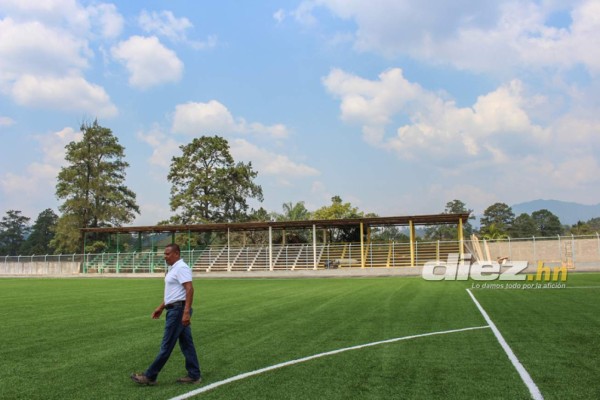 El nuevo y bonito estadio que se inaugurará en Campamento, Olancho