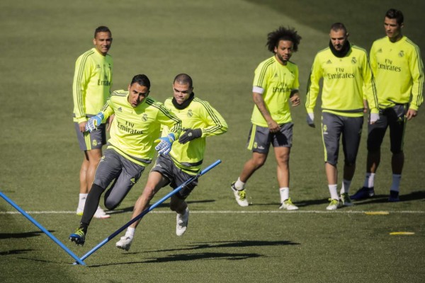 Último entrenamiento del Real Madrid previo al 'Clásico' ante Barcelona