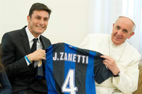 Los encuentros del Papa Francisco con estrellas del fútbol