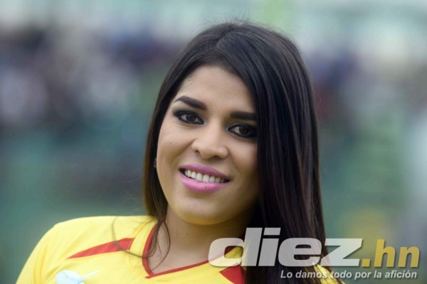 Las hermosuras que adornaron el clásico Marathón-Motagua