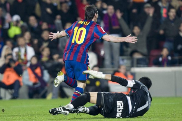 Lionel Messi, 15 años disputando en el FC Barcelona