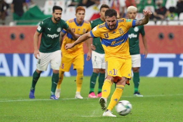 Fotos: La bronca de Gignac con el técnico de Palmeiras y el tremendo festejo de Tigres