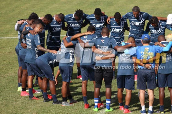 EN FOTOS: Así entrenó Honduras con la mirada puesta en Costa Rica