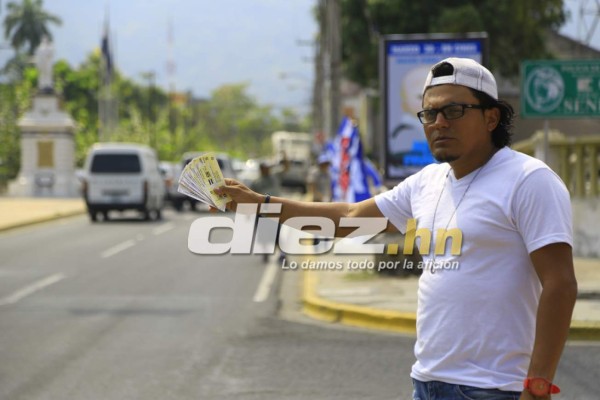 El ambiente en las afueras del Morazán a horas del Honduras-Costa Rica