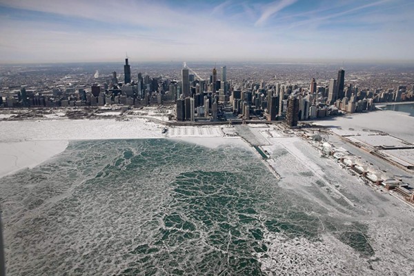 FOTOS: Impresionantes imágenes de la ciudad de Chicago cubierta de hielo