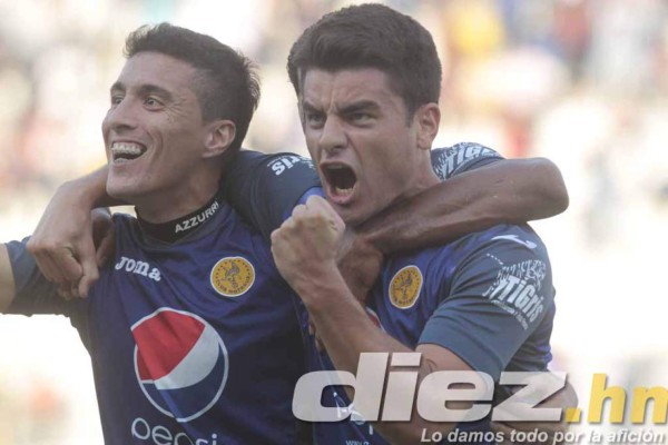 las mejores imágenes de la jornada 17 de la liga nacional de Honduras