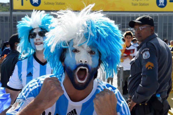 Así se palpita la final para los Argentinos en Brasil.