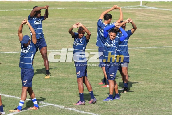 ¡Concentrados! Así fue el primer entrenamiento de Honduras de cara a duelos de repechaje
