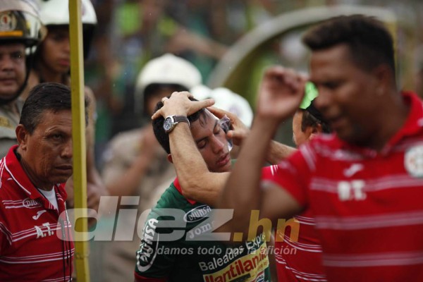 Las imágenes que no viste en televisión del Marathón-Motagua