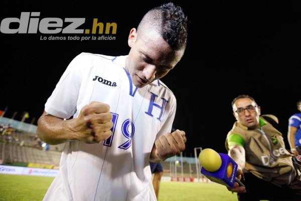 Celebración de los mundialistas