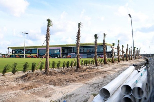 Así está quedando el estadio del Inter de Miami de Beckham para su debut en la MLS