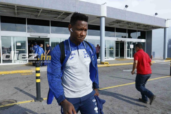 FOTOS: Jugadores de Selección de Honduras llegan tristes tras goleada ante Brasil