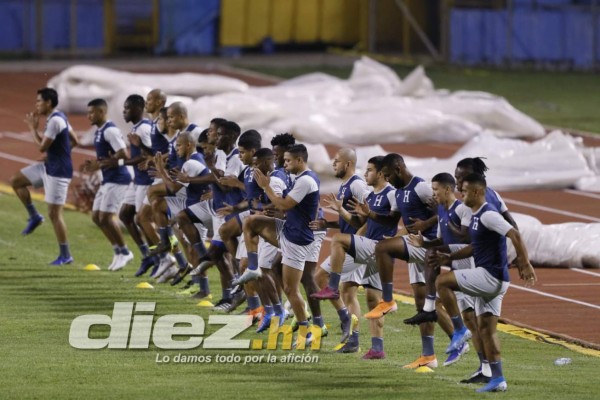Risas y pelones: El último entrenamiento de Honduras antes de enfrentar a Trinidad y Tobago