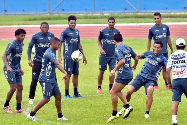 La Selección de Honduras entrena a tope, previo a su amistoso contra Mexico