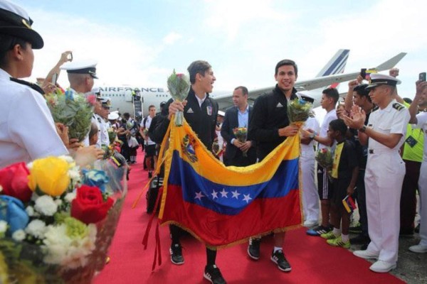 ¡Admirable! El espectacular recibimiento en Venezuela a su selección sub-20