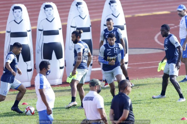 Risas, buen ánimo y concentrados: Honduras se completó para enfrentar a Costa Rica con Najar como figura