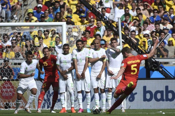 Mundial Brasil 2014: Las mejores imágenes Bélgica Argelia 2-1 .