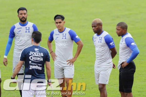 Así fue el primer entrenamiento de Honduras al mando del 'Bolillo' Gómez: Charla y lo que trabajaron