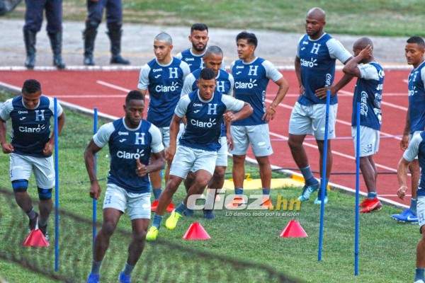 ¡Con todo! Así fue el último entrenamiento de Honduras antes de enfrentar a Chile