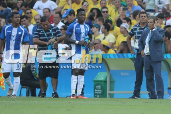 FOTOS: El lamento hondureño luego de la goleada ante Brasil en Río 2016