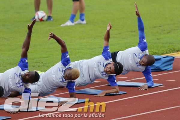 Así fue el primer entrenamiento de Honduras al mando del 'Bolillo' Gómez: Charla y lo que trabajaron