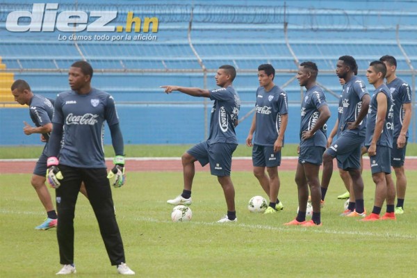 La Selección de Honduras entrena a tope, previo a su amistoso contra Mexico